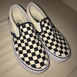 Women’s Checkerboard Slip-On Vans